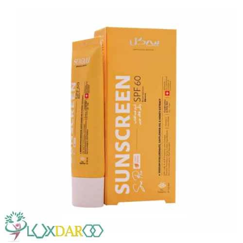 کرم ضد آفتاب رنگی فاقد چربی سی گل SPF60