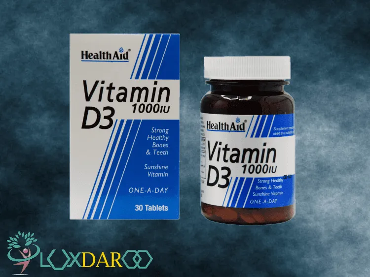 قرص ویتامین D3 1000 واحد هلث اید 30 عدد