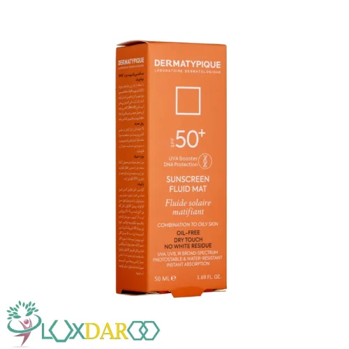 ضد آفتاب بی رنگ پوست چرب SPF50+ درماتیپیک